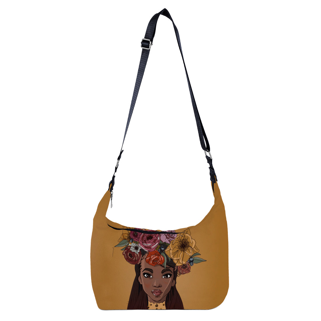 Crescent Bag Queen Of Flowers