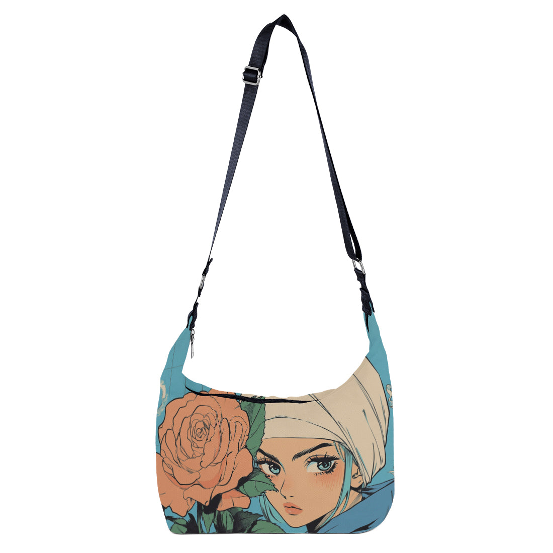 Crescent Bag Rose Whisper