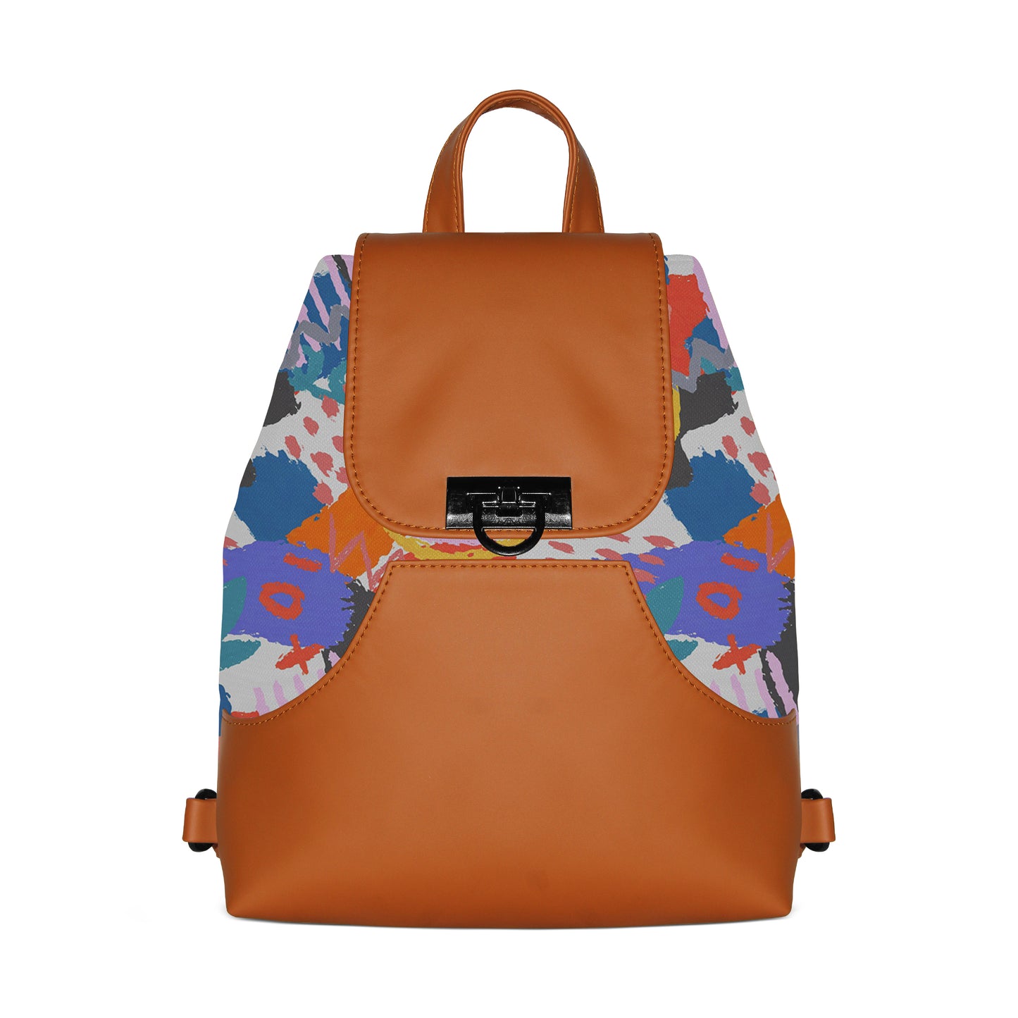 Dusty Siena BackPack Abstract Art