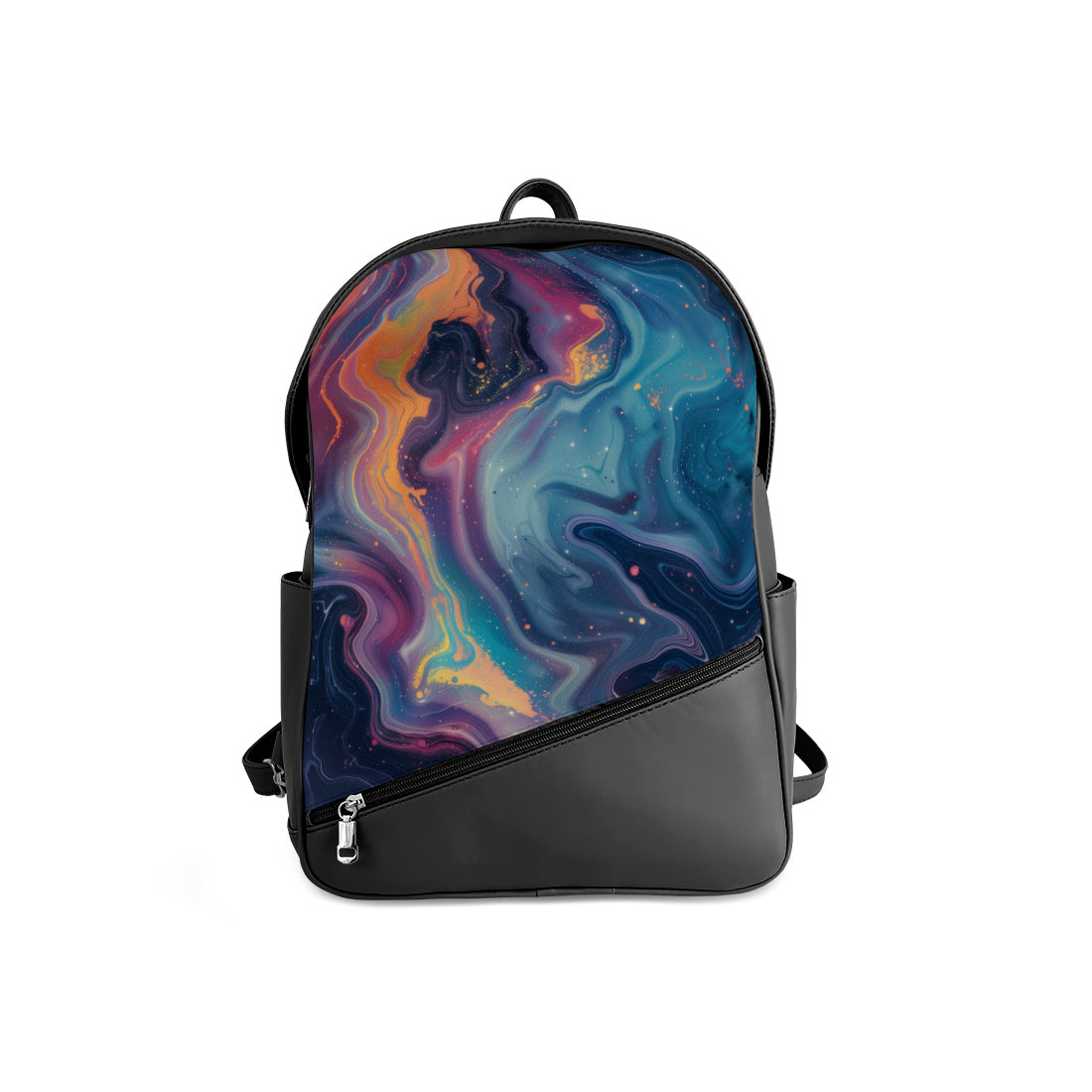 Foldover Backpack Abstract Artistry