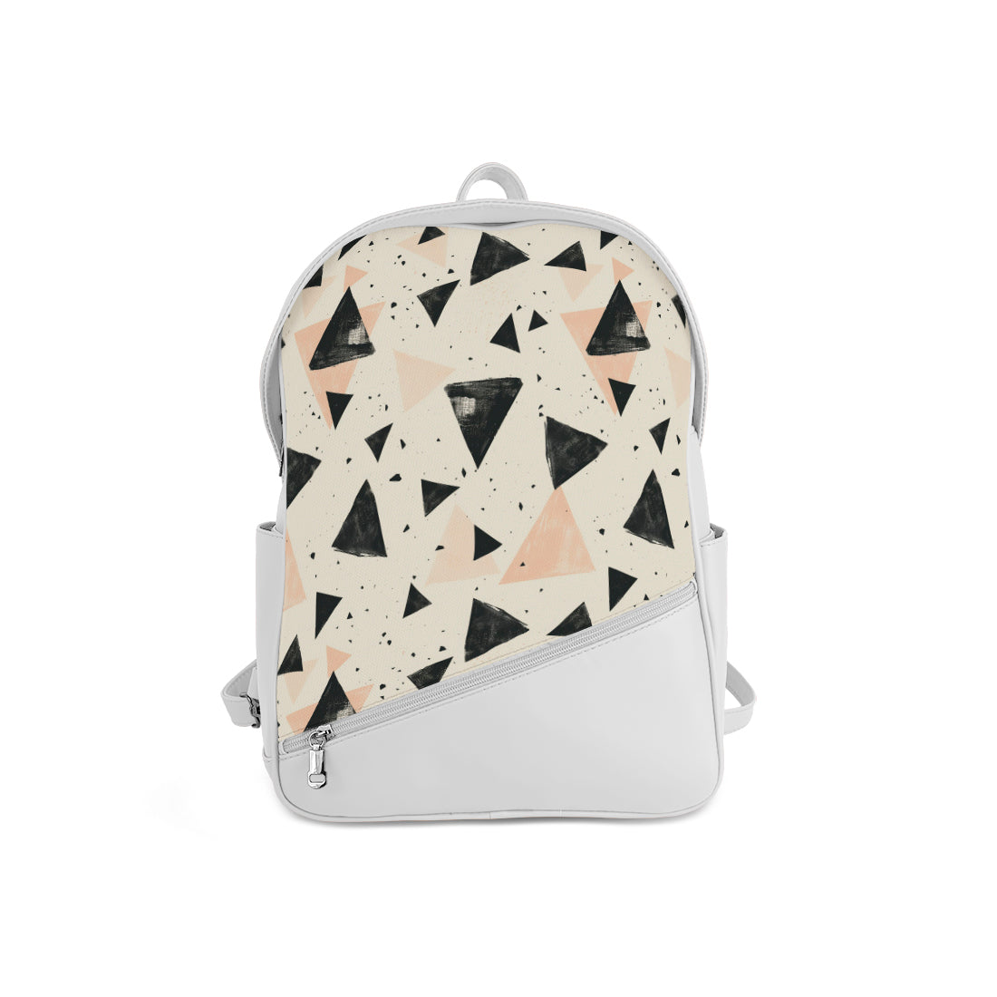 Foldover Backpack Elegant Stripes