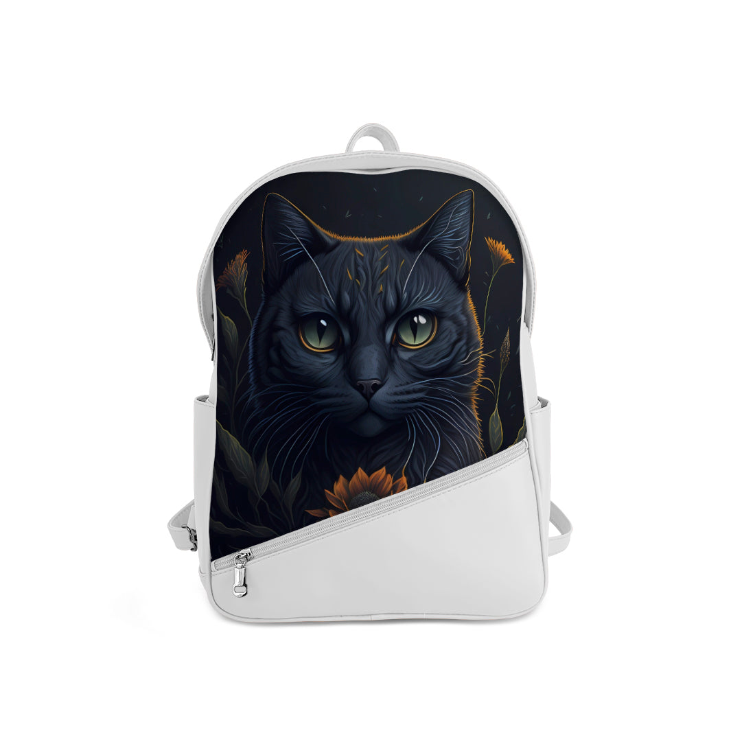Foldover Backpack Flower Kitty