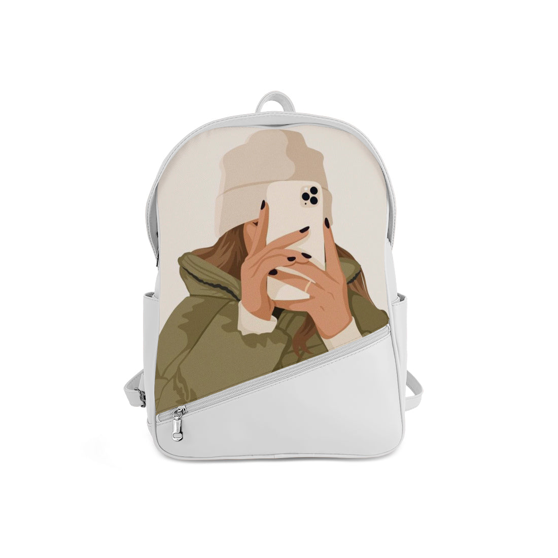 Foldover Backpack Selfie Style