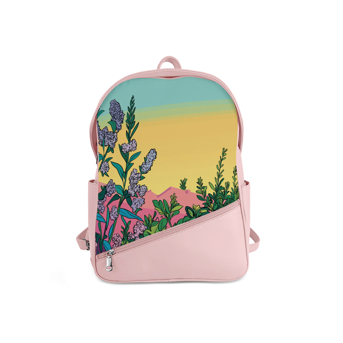 Foldover Backpack Wildflower Glow