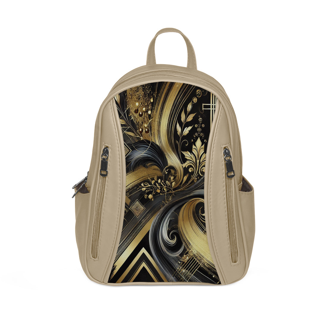 Stride BackPack Golden Abstract Wave