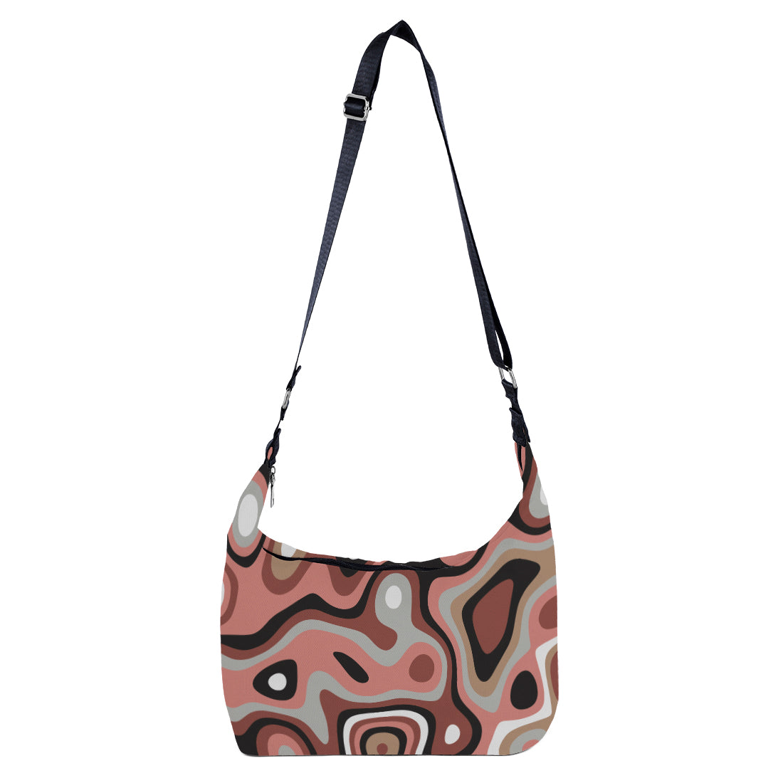 Crescent Bag Abstract Earth