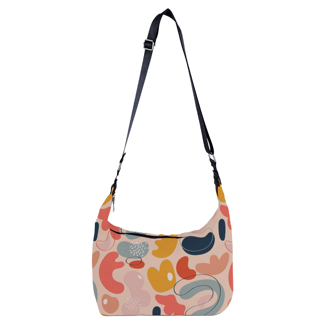 Crescent Bag Colorful Curves