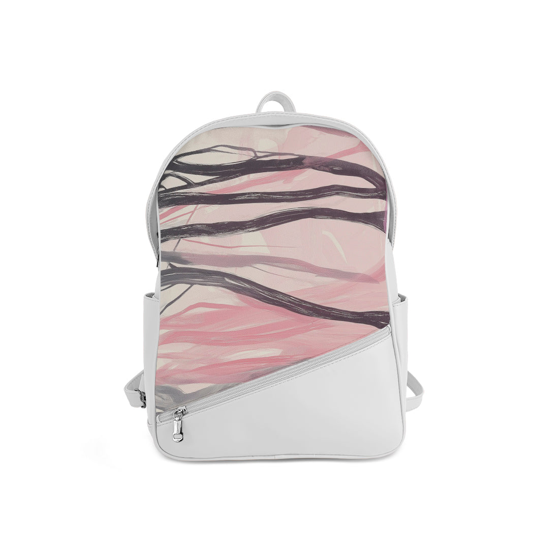Foldover Backpack Pink Tree