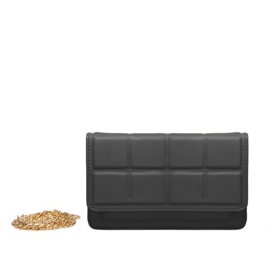 Velvet Crossbody Bag Black